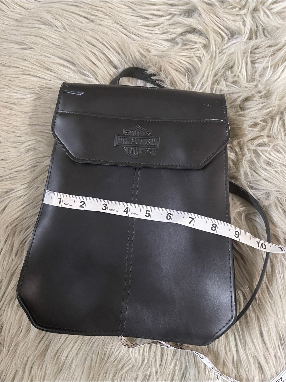 Harley-Davidson Black Leather Backpack - Picture 6 of 7